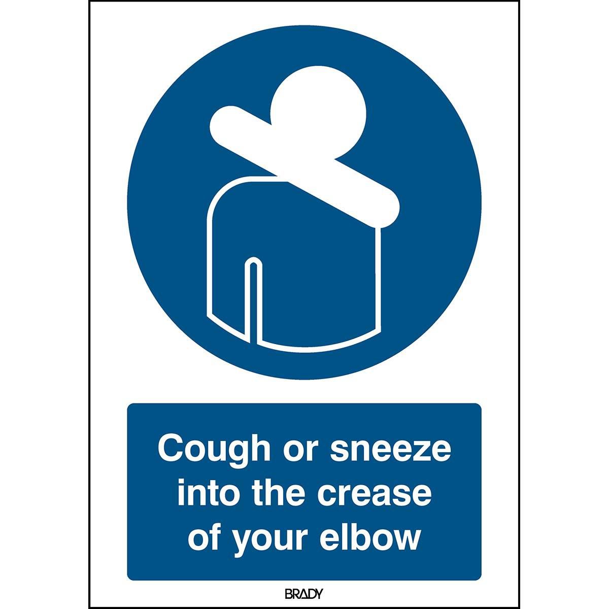 Safety Sign - Cough or sneeze 