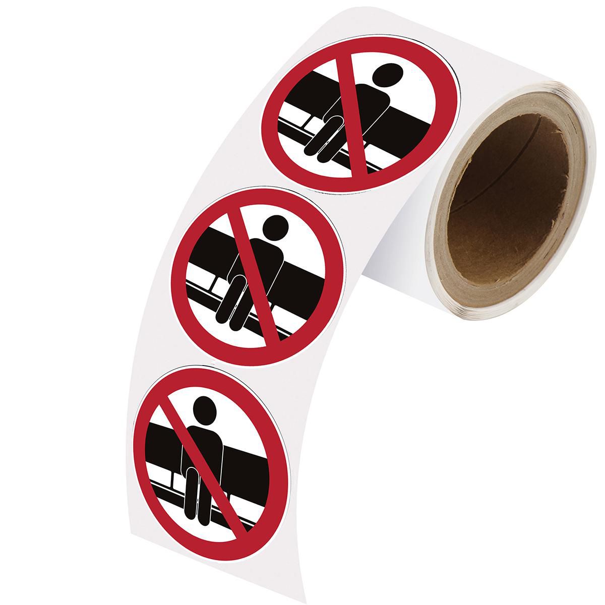 Safety Sign - Do NOT sit here