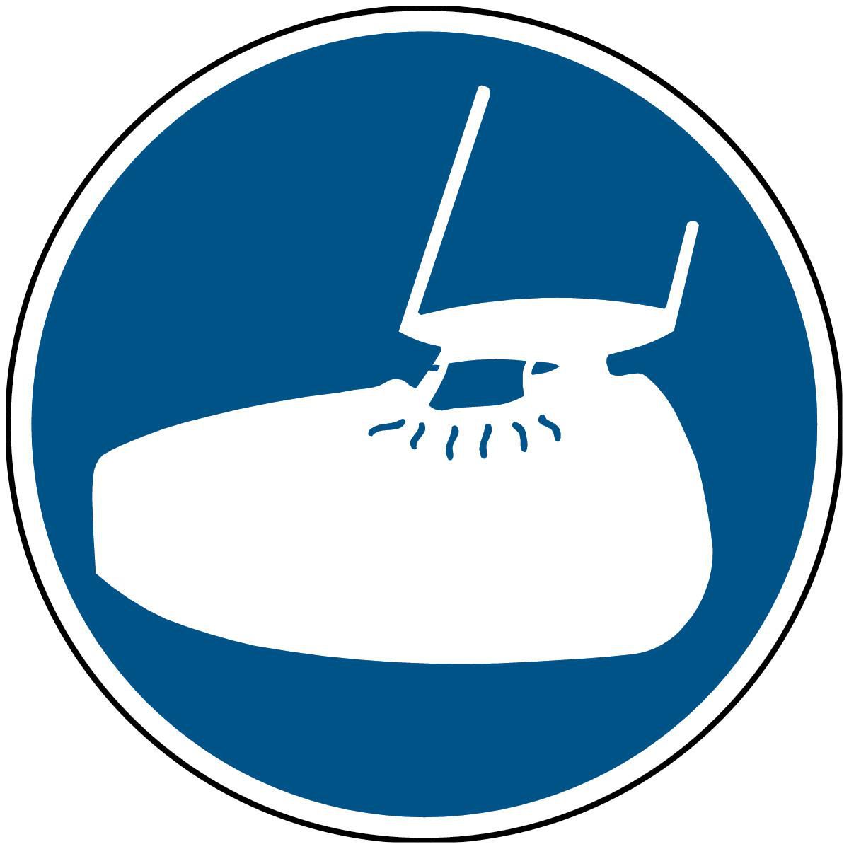 Safety Sign - Wear overshoes