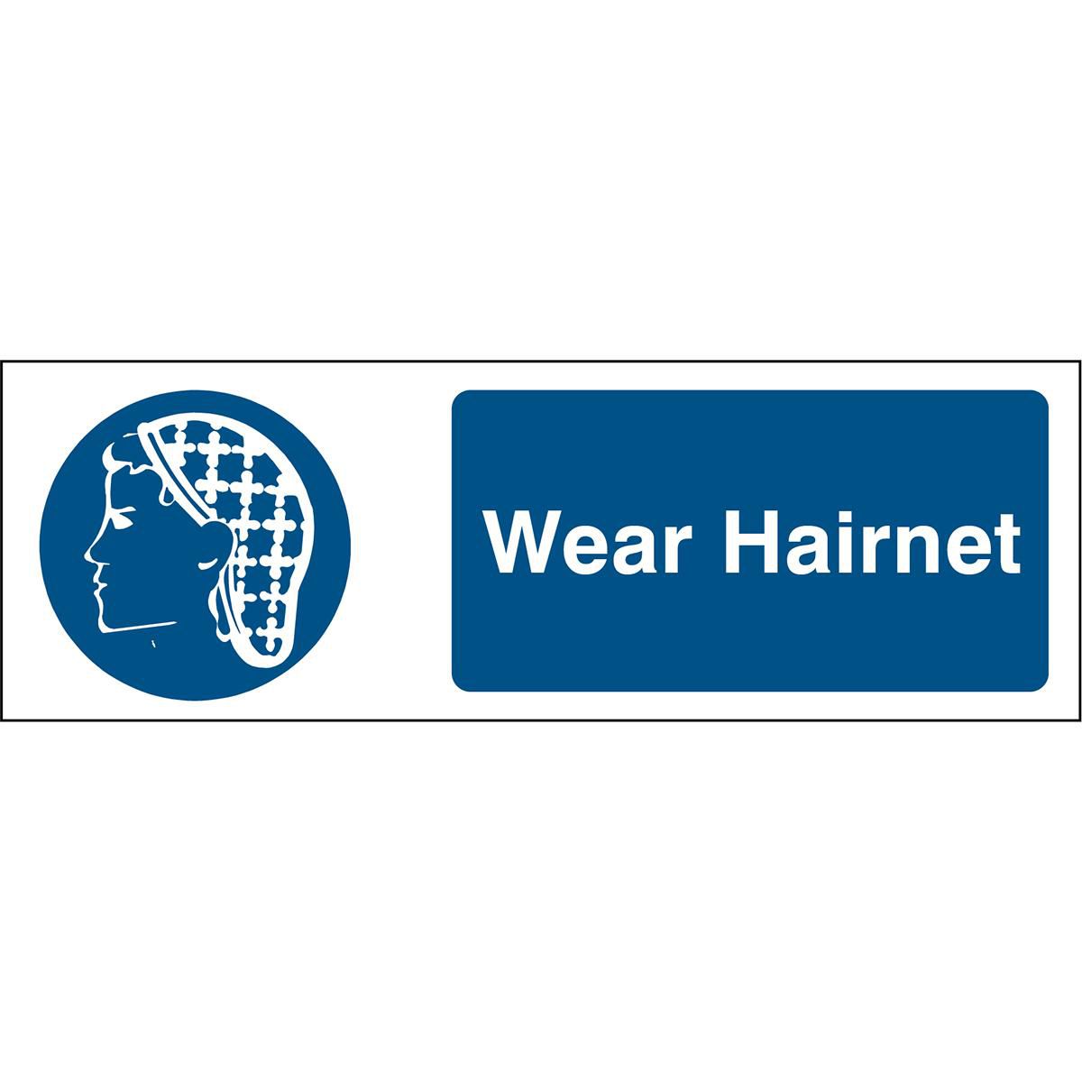 Safety Sign - Wear Hairnet