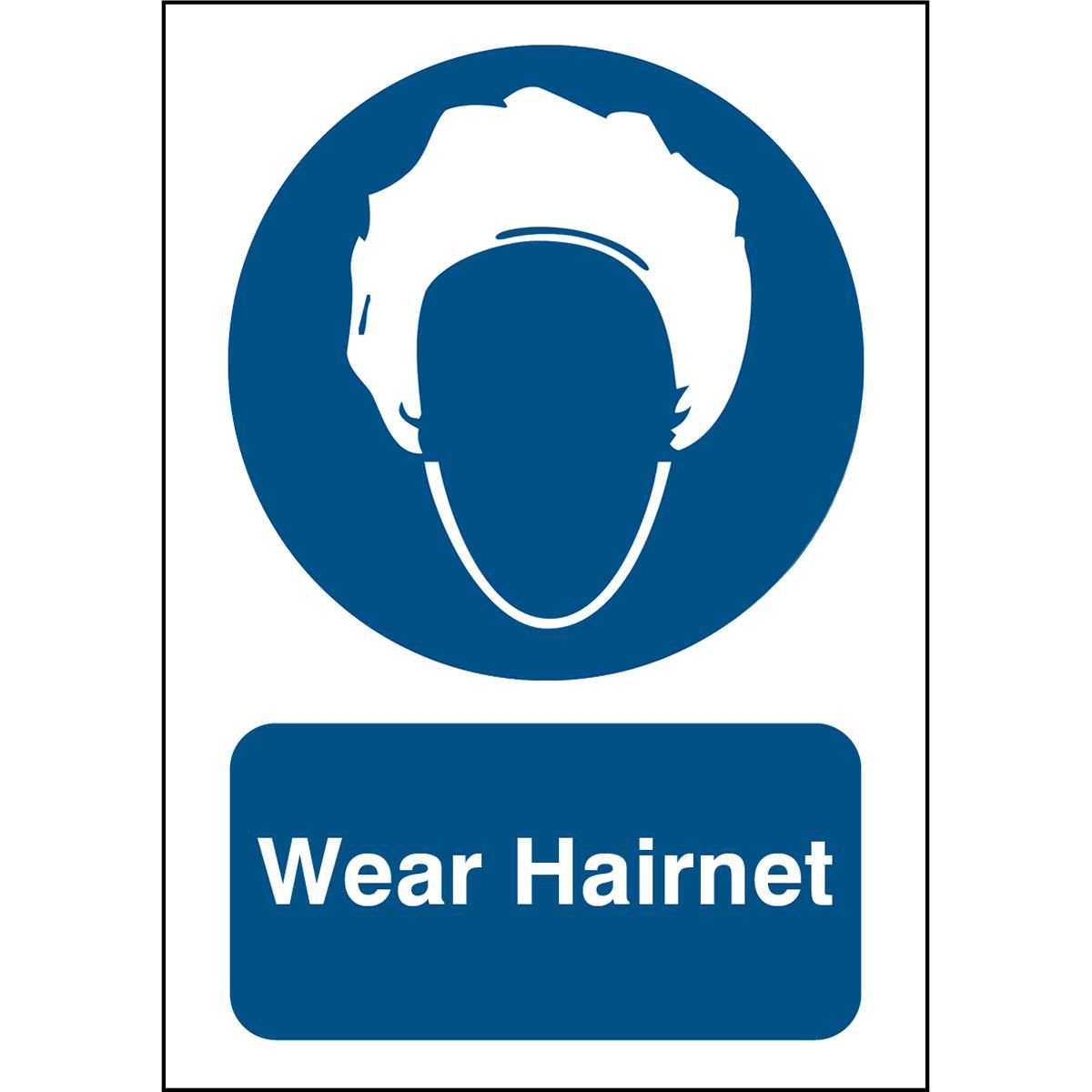 Safety Sign - Wear Hairnet