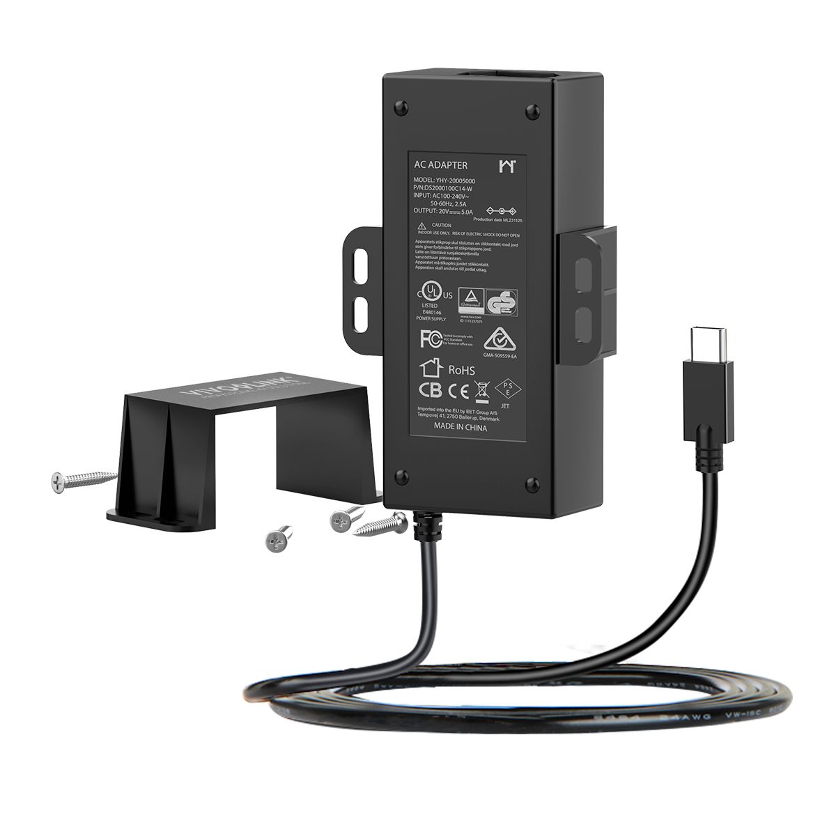 100W USB-C PD Charger inc. EU 