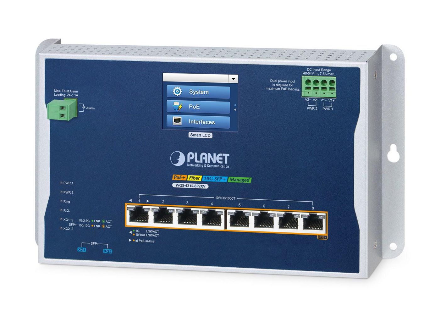 IP30, IPv6/IPv4, L2+ 8-Port 