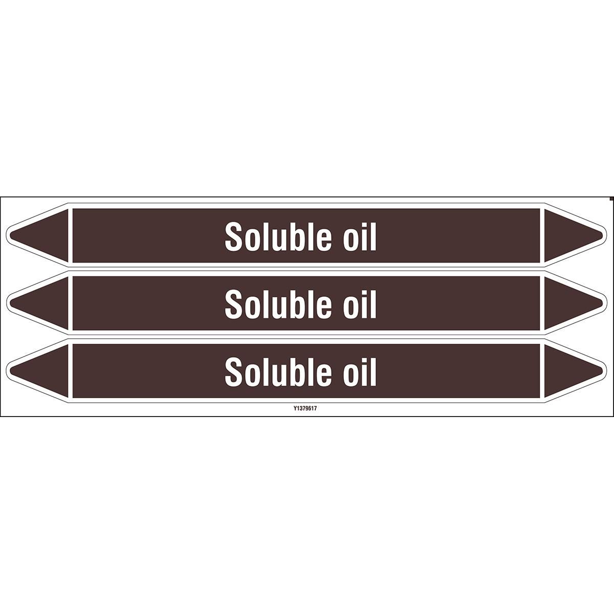 Individual Pipe Markers on a 