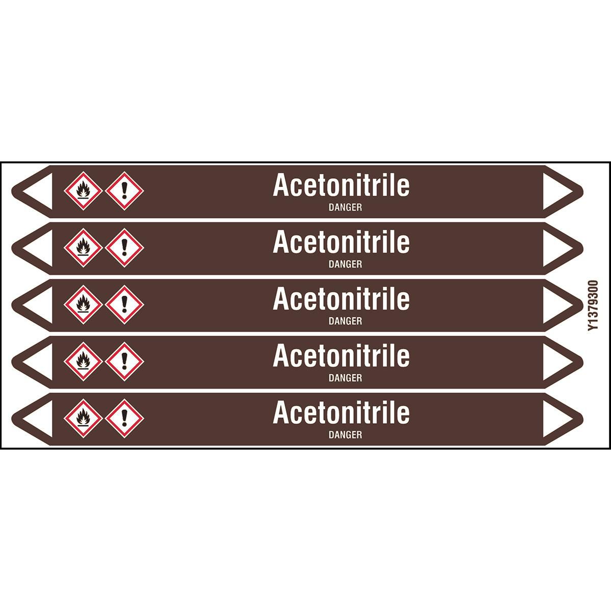 Individual Pipe Markers on a 