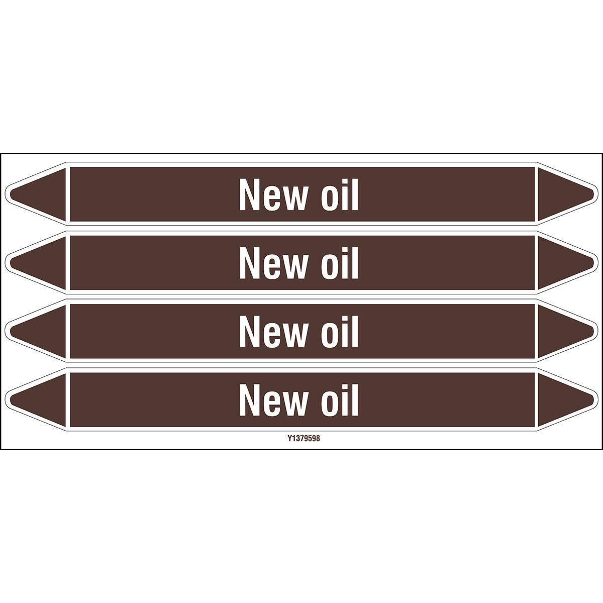 Individual Pipe Markers on a 