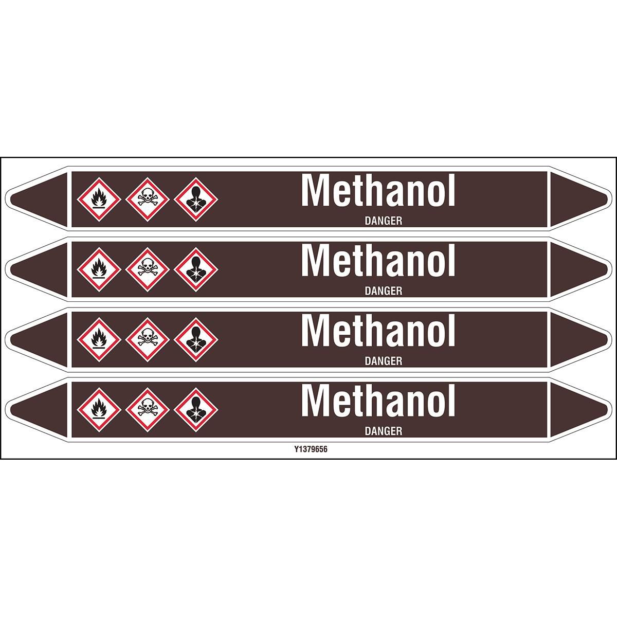 Individual Pipe Markers on a