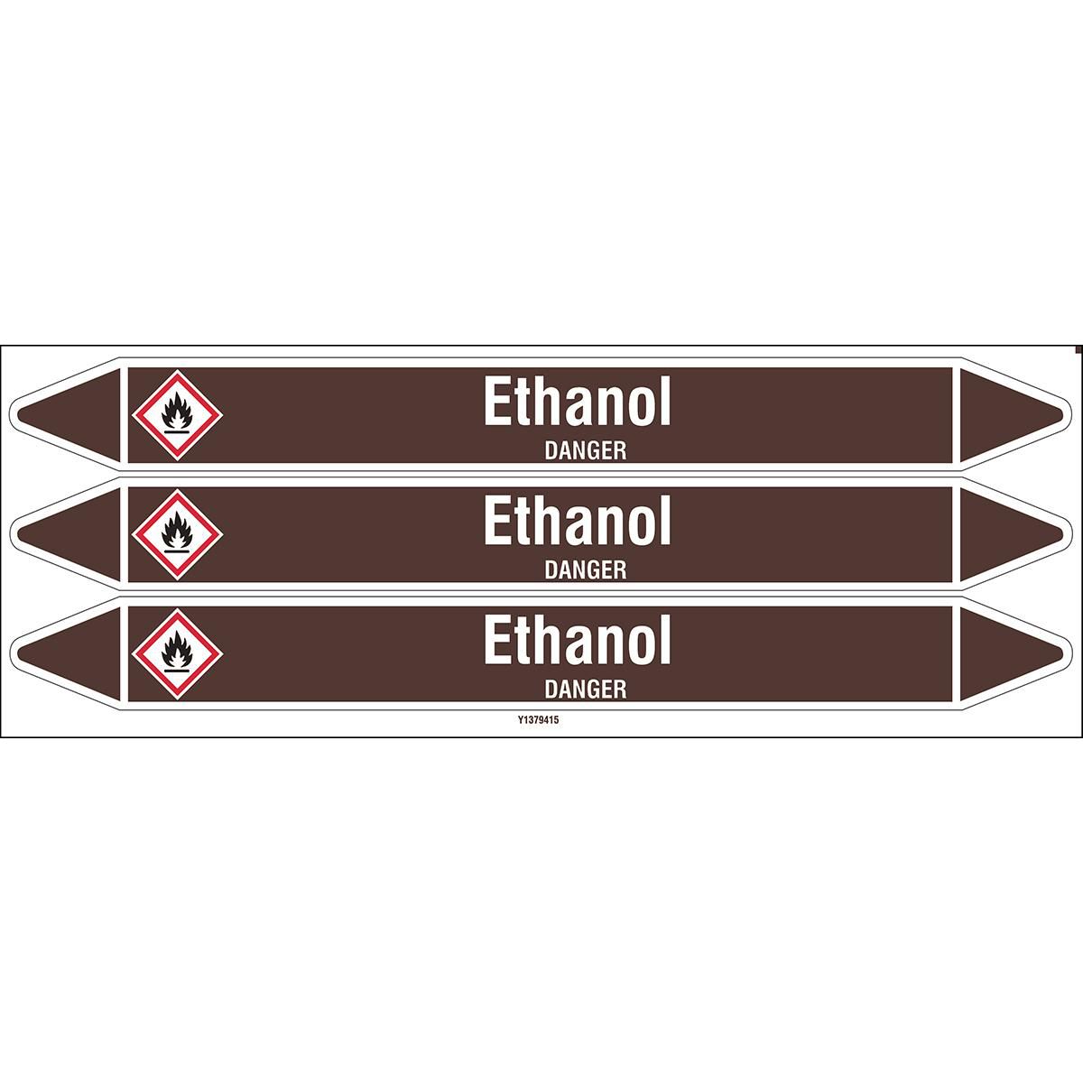 Individual Pipe Markers on a 