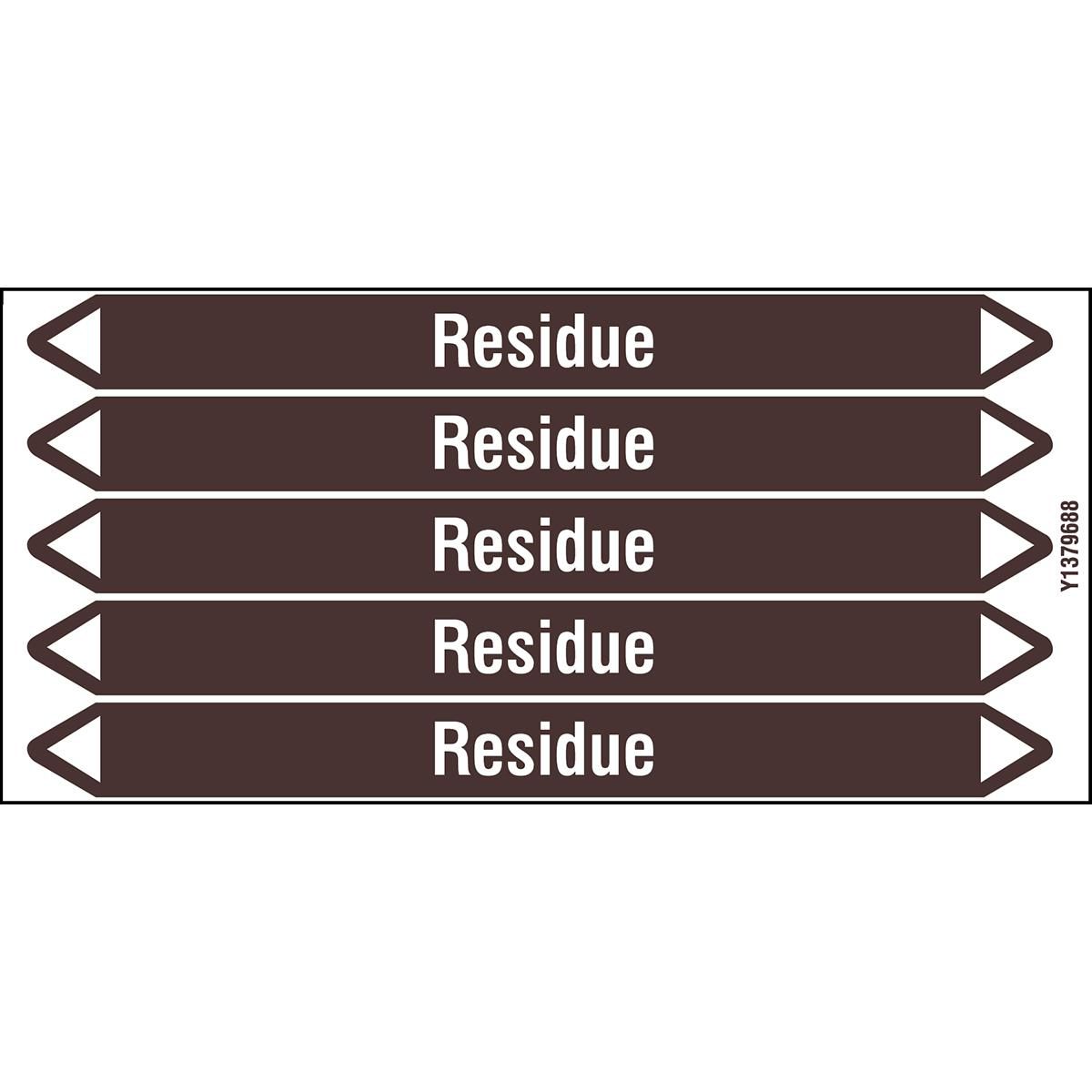 Individual Pipe Markers on a 