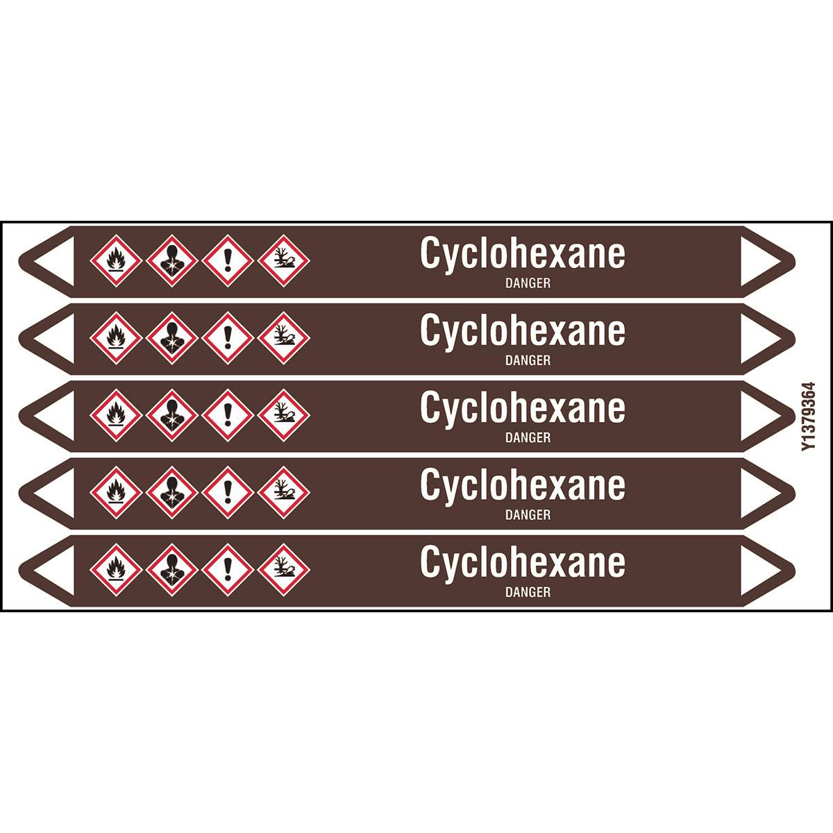 Individual Pipe Markers on a 