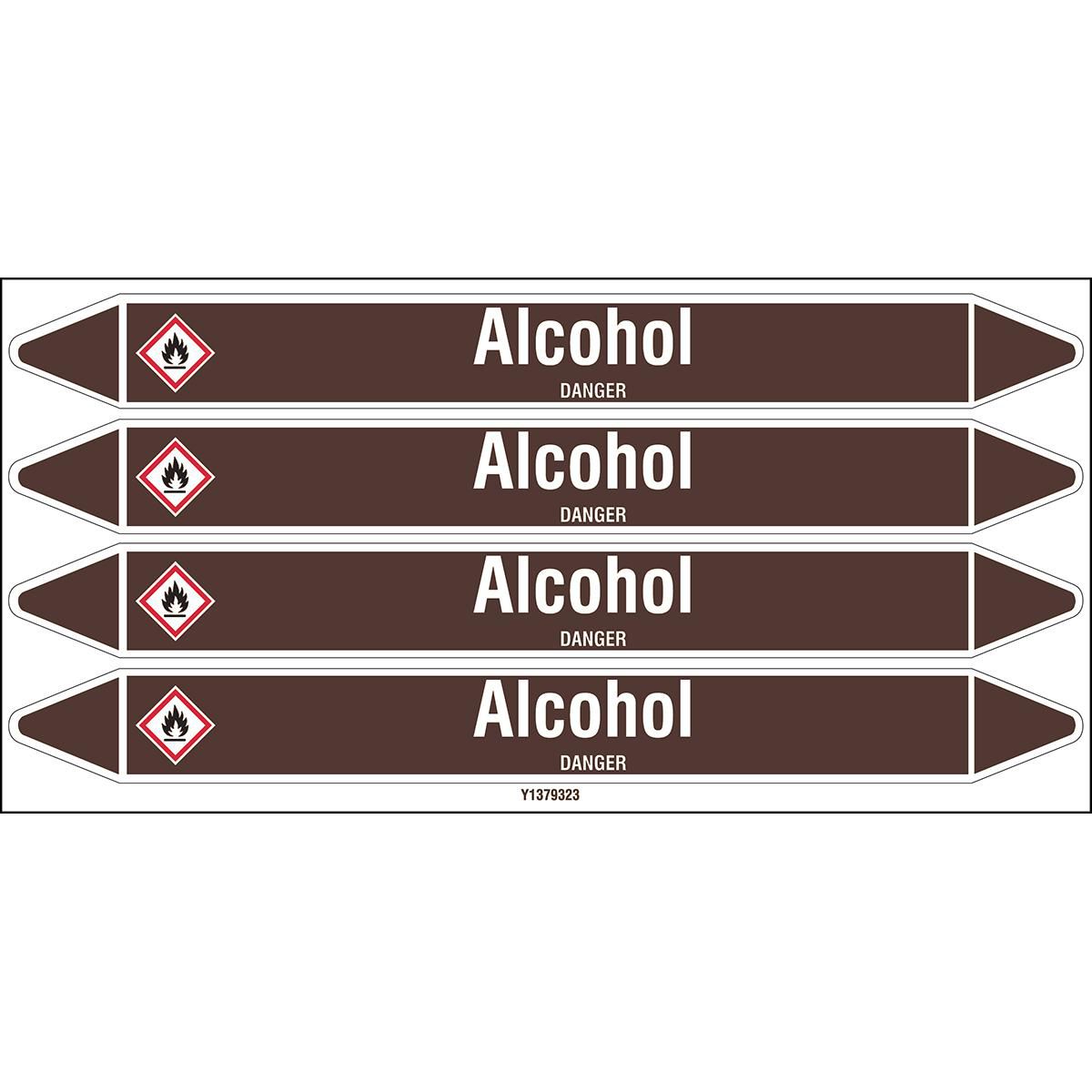 Individual Pipe Markers on a 