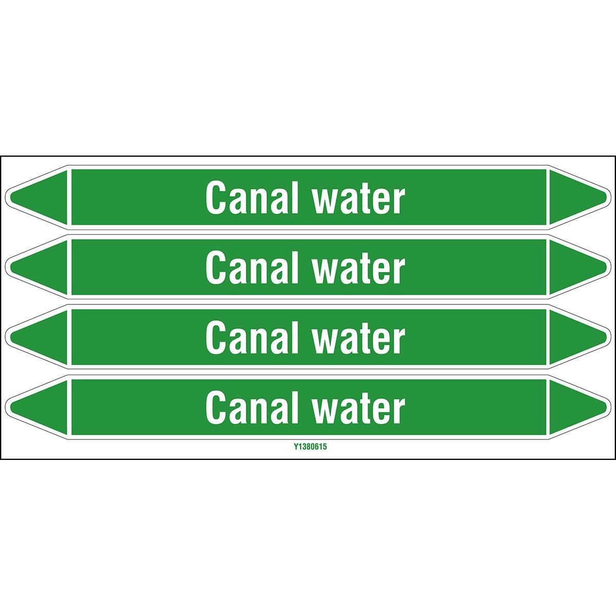 Individual Pipe Markers on a 