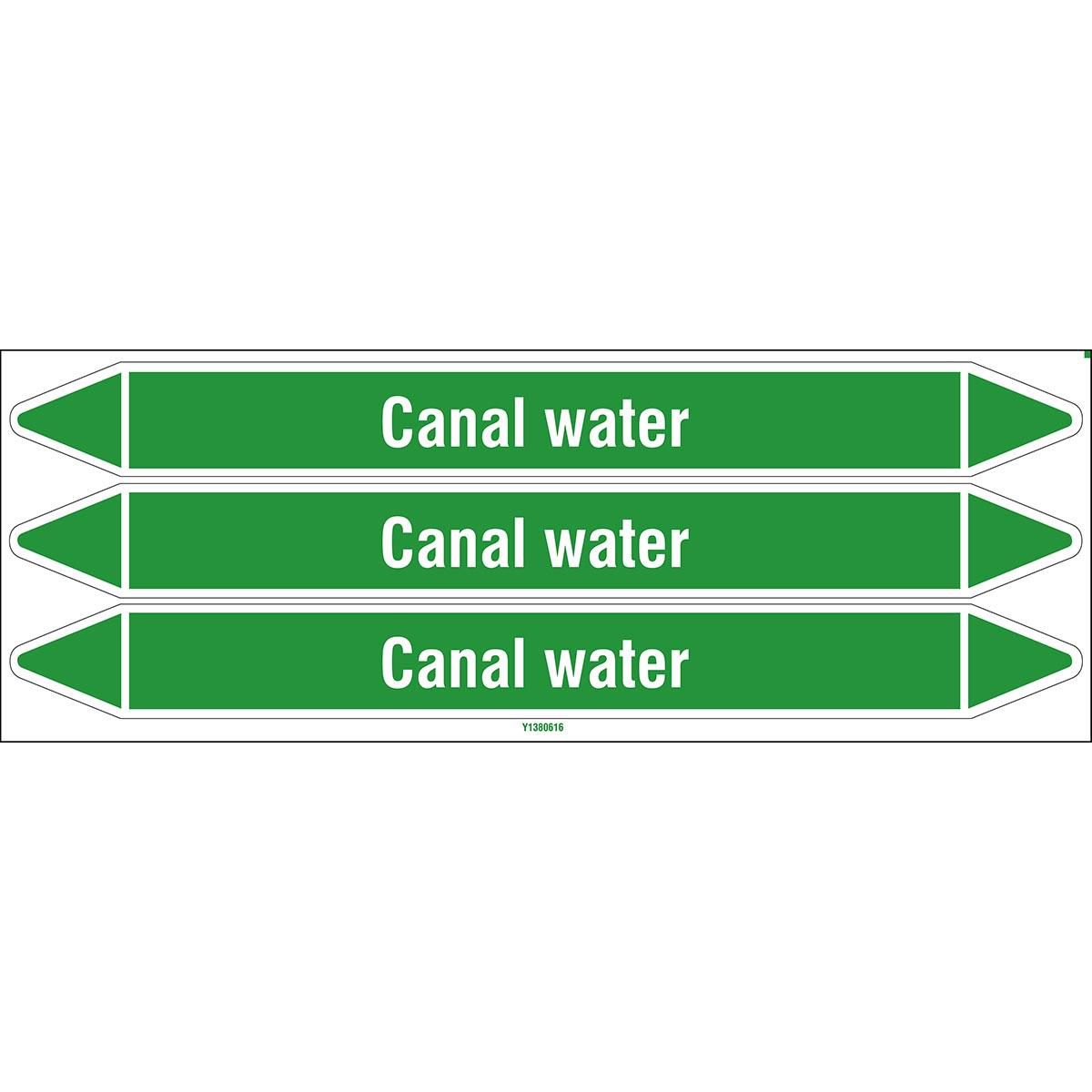 Individual Pipe Markers on a 