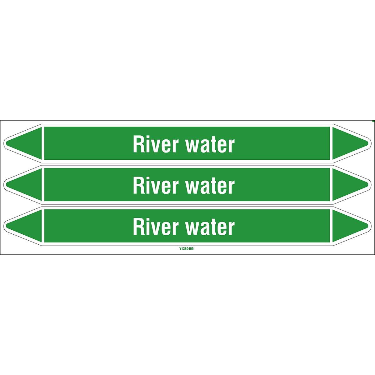 Individual Pipe Markers on a 