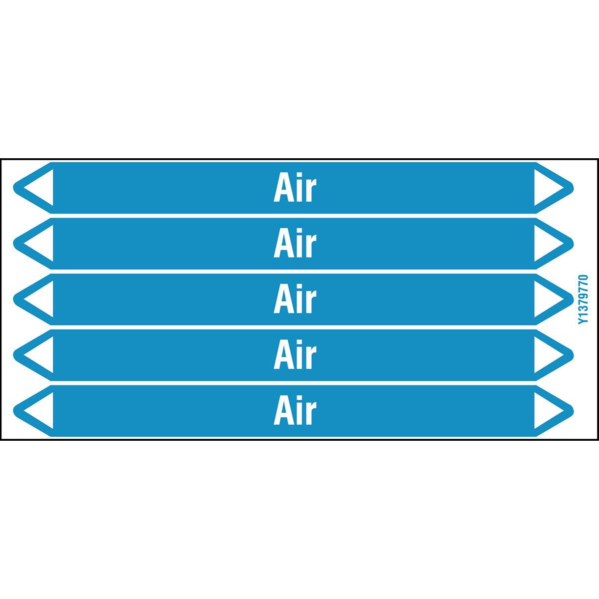 Individual Pipe Markers on a 