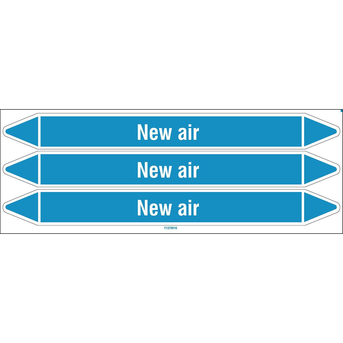 Individual Pipe Markers on a 