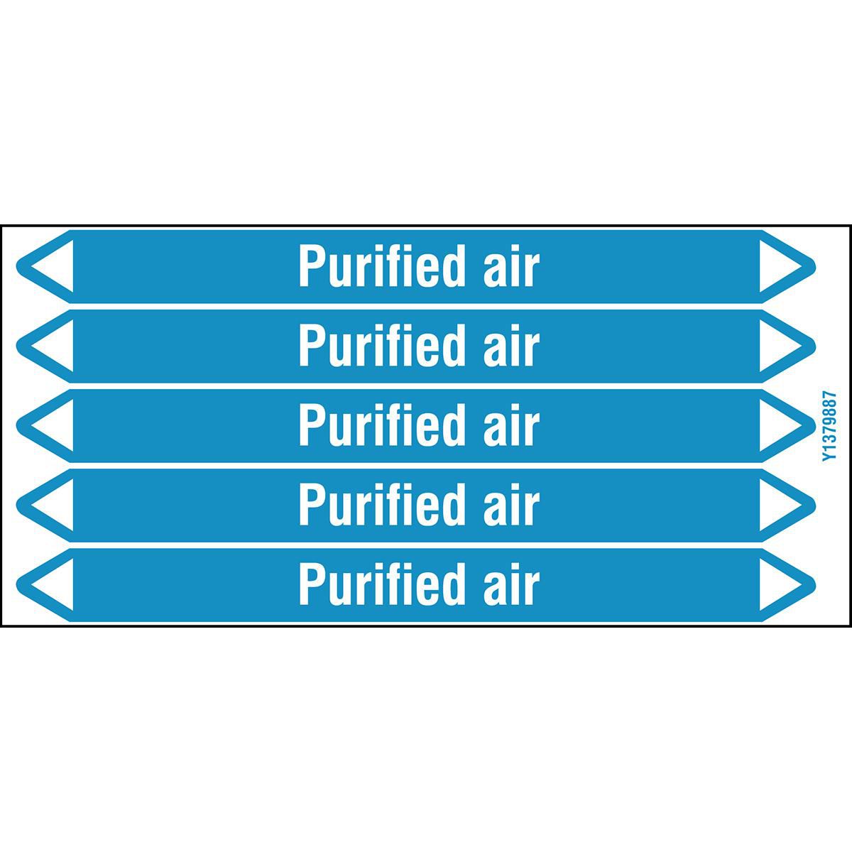 Individual Pipe Markers on a 