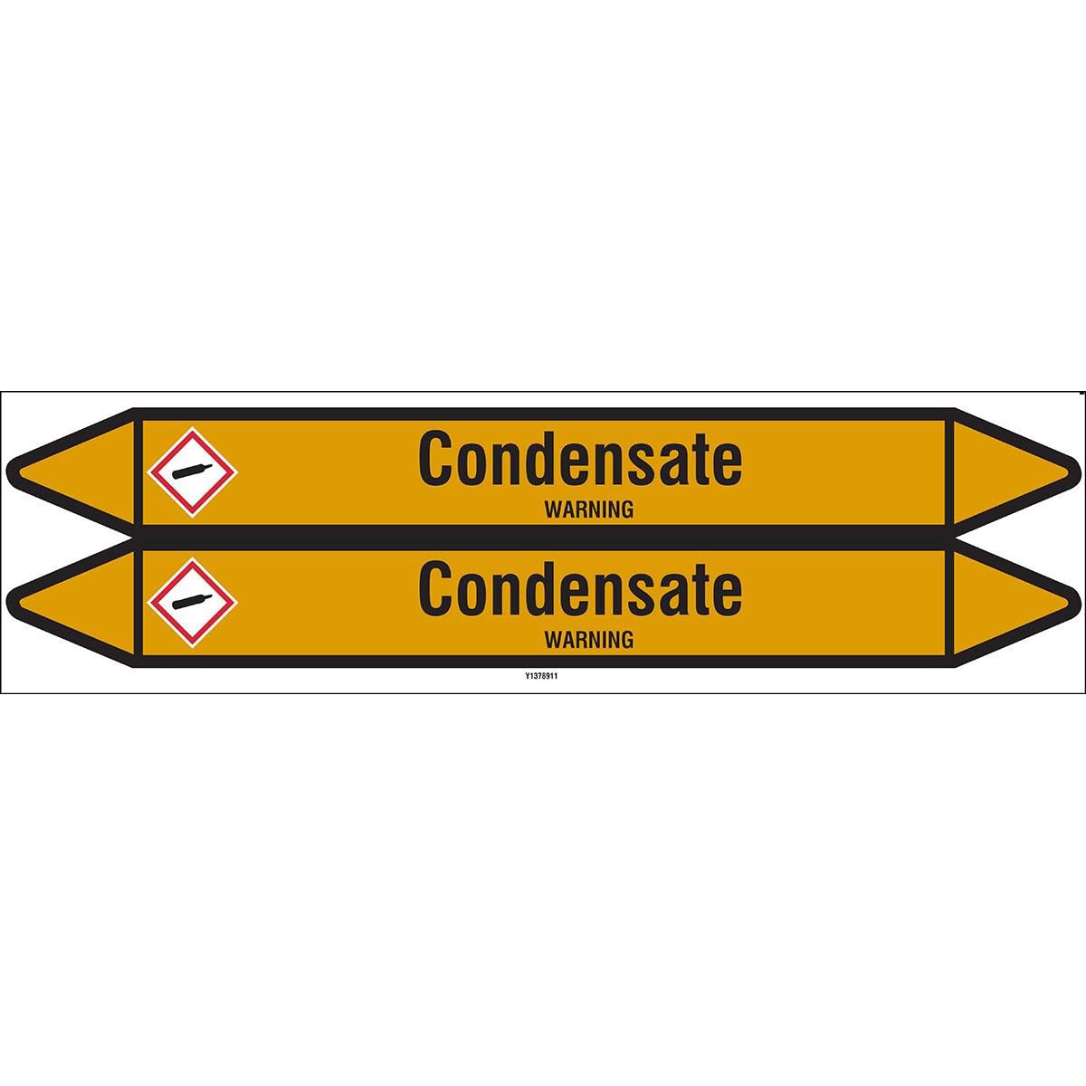 Individual Pipe Markers on a 