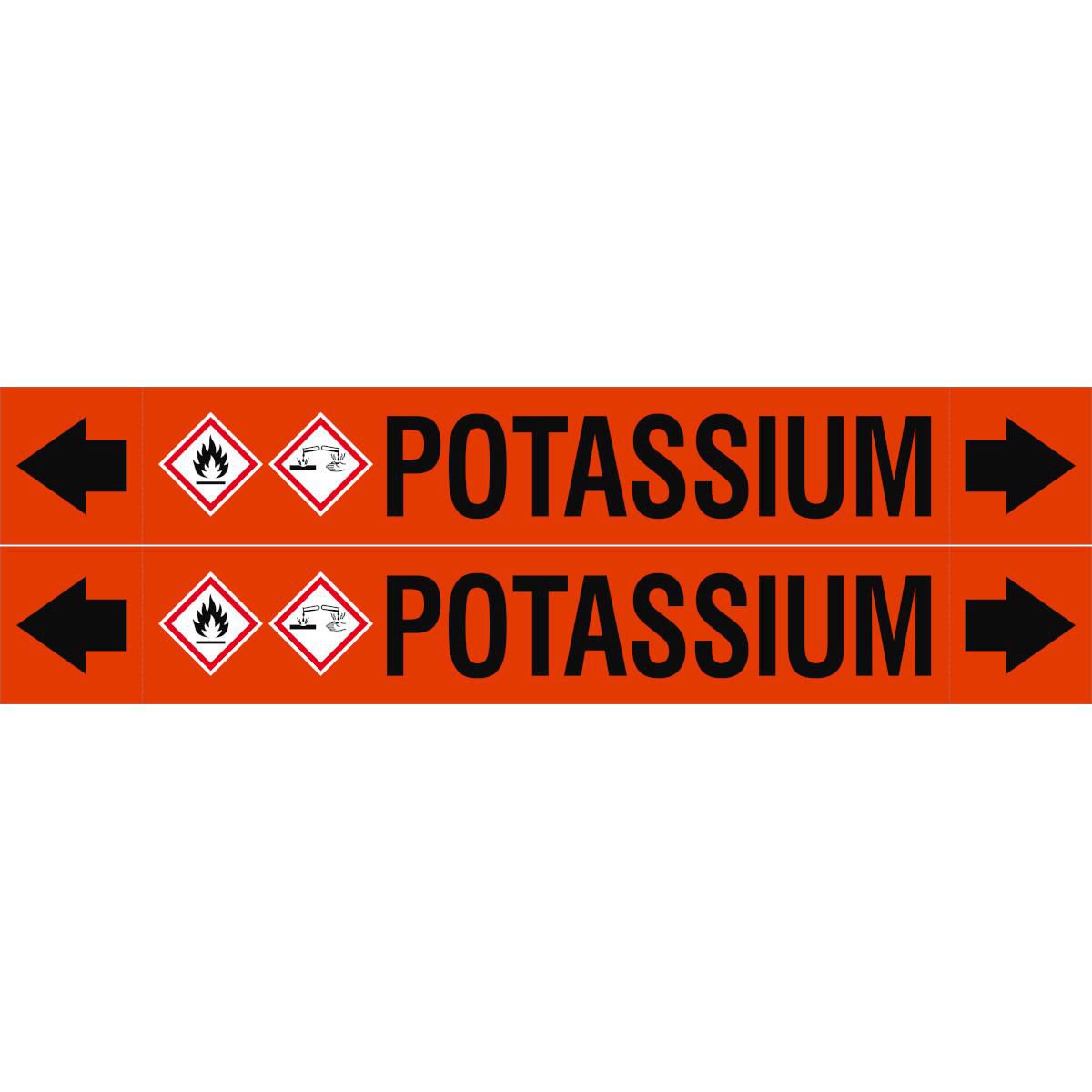 ASME - Pipemarkers - Potassium