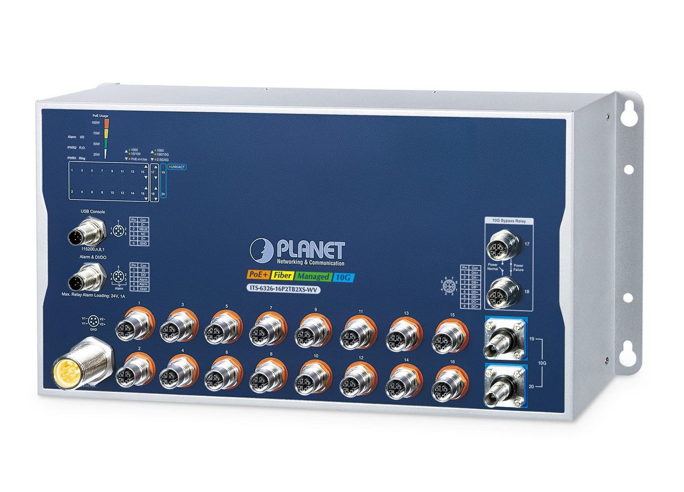 Industrial L3 16-Port 