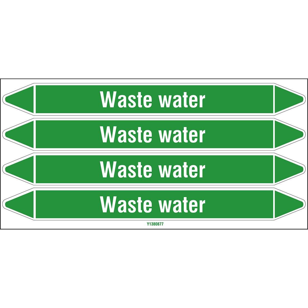 Individual Pipe Markers on a 