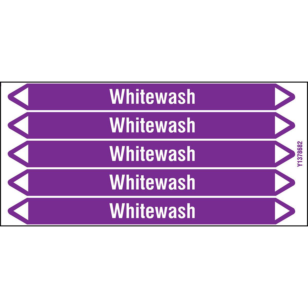 Individual Pipe Markers on a 