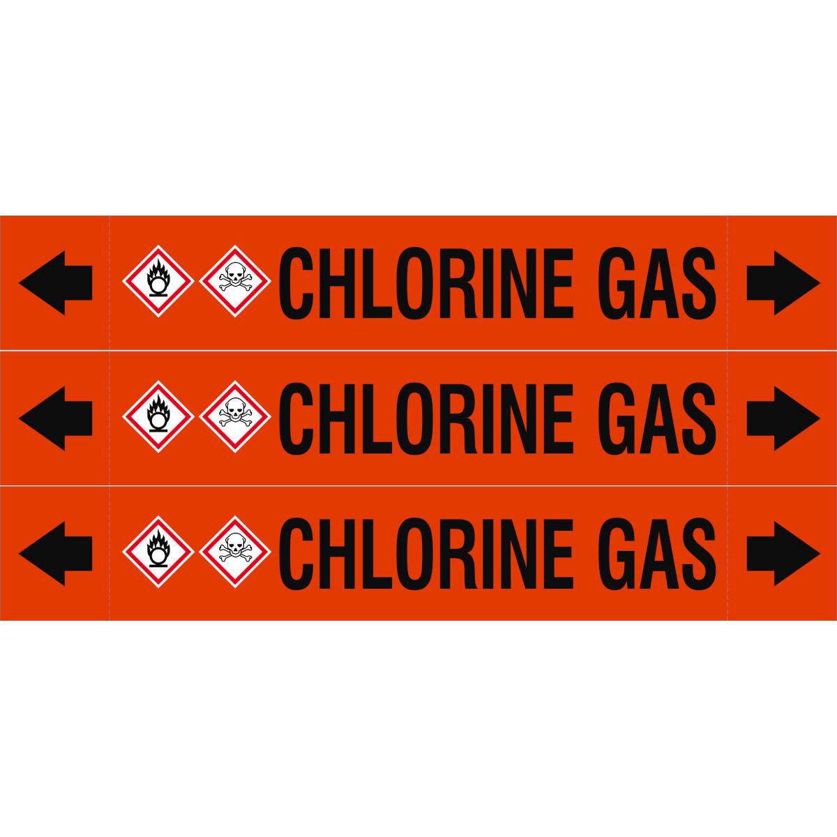 ASME - Pipemarkers - Chlorine 