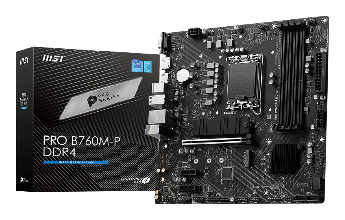 Pro B760M-P Ddr4 Motherboard 