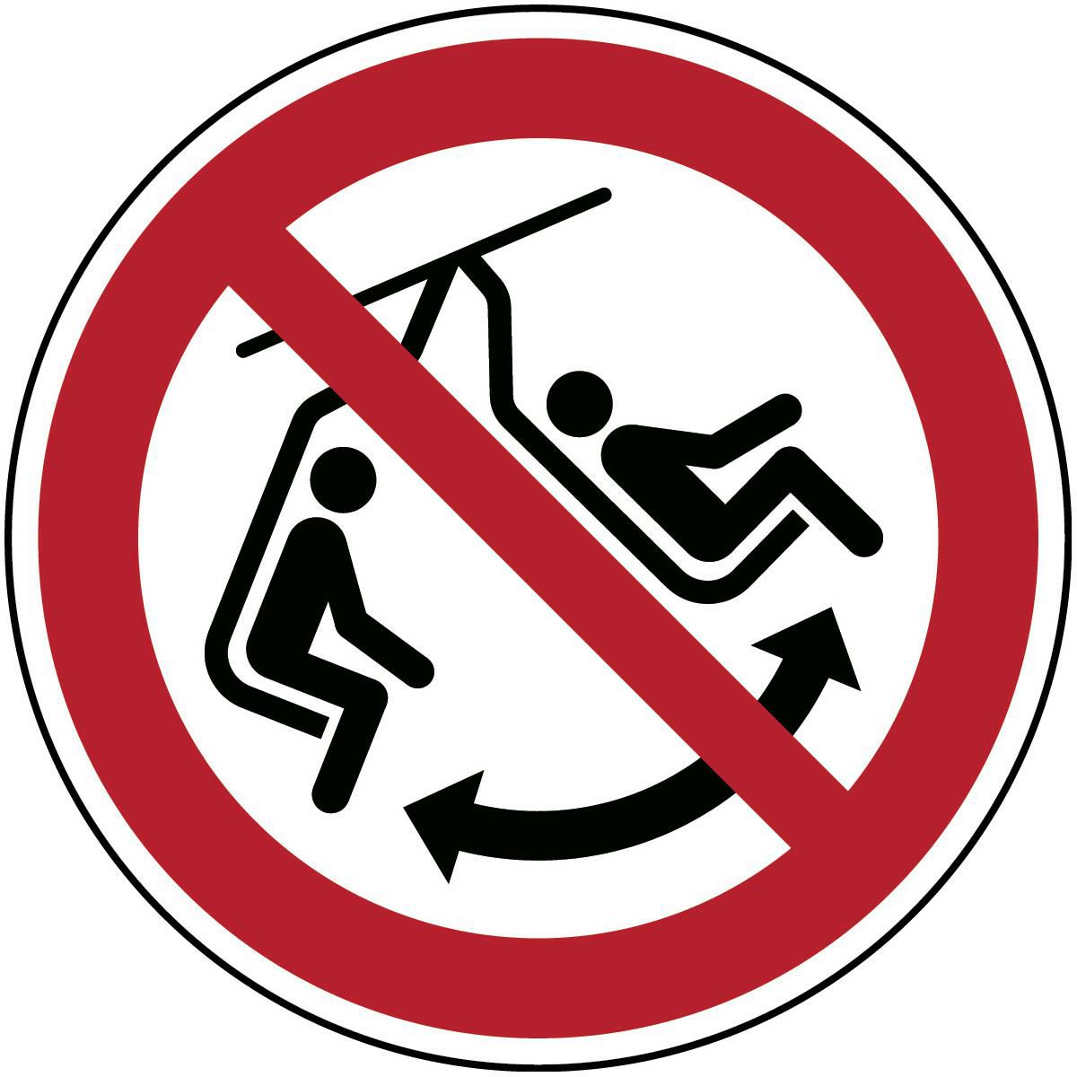 Do not swing the chair - ISO 