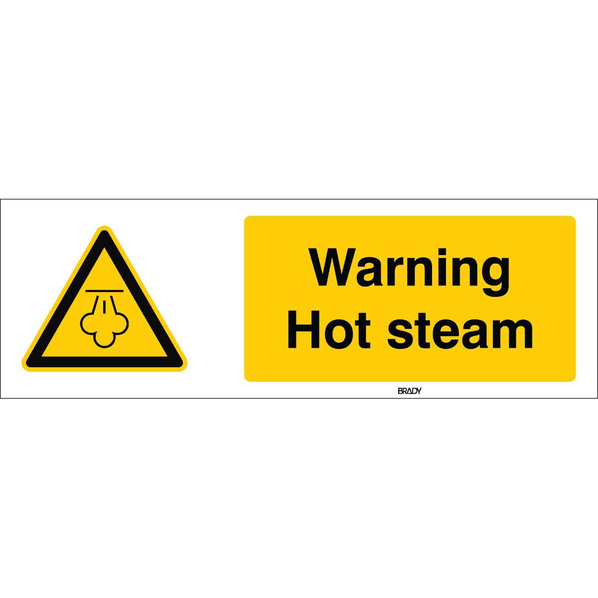 ISO Safety Sign - Warning Hot