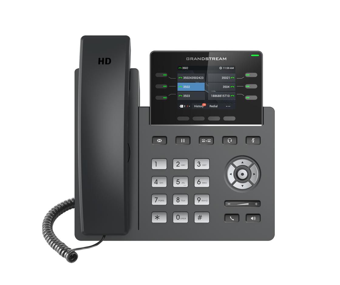 Ip Phone Black 4 Lines Tft