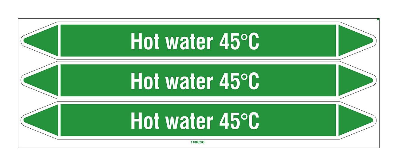 Individual Pipe Markers on a 