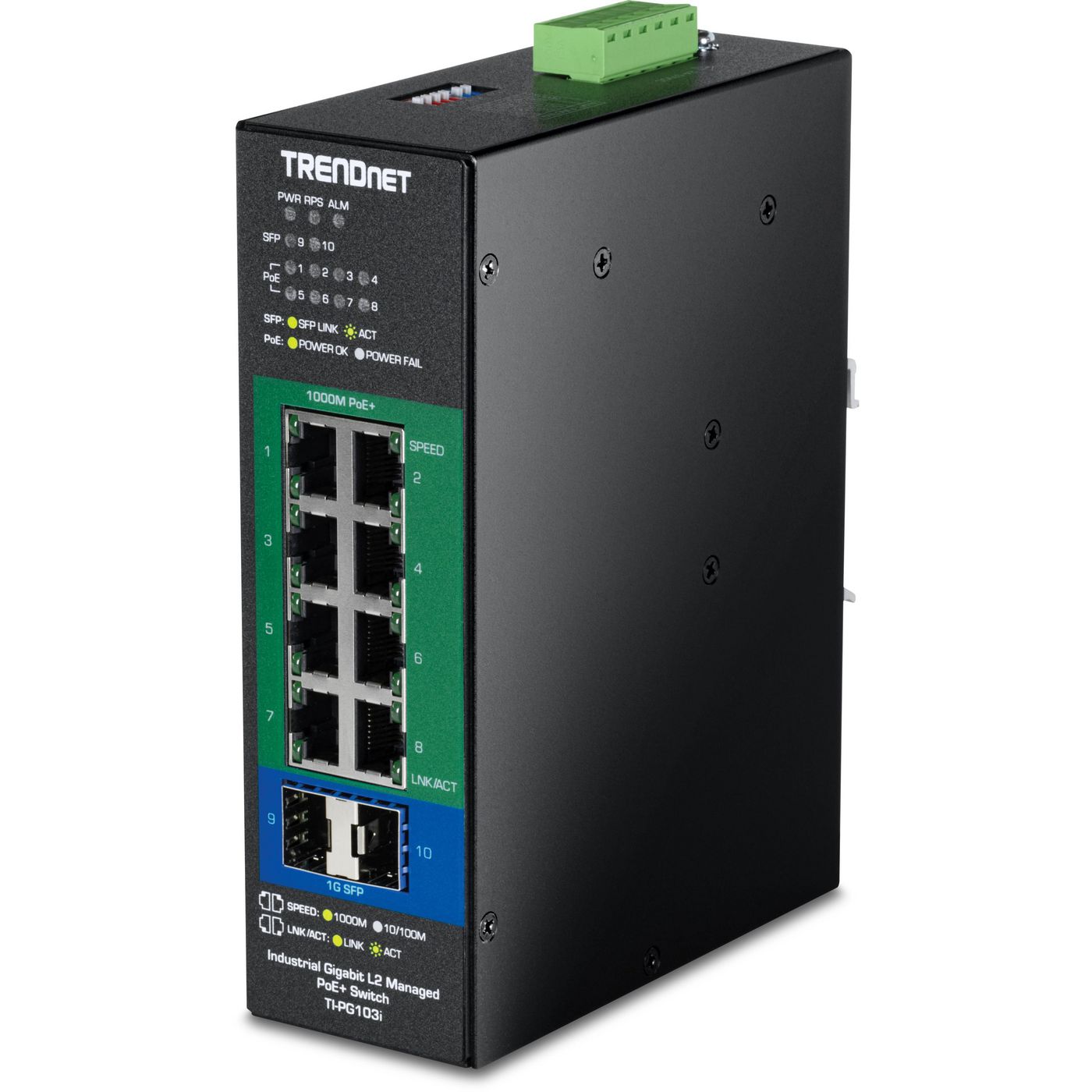 10-Port Industrial Gigabit L2 