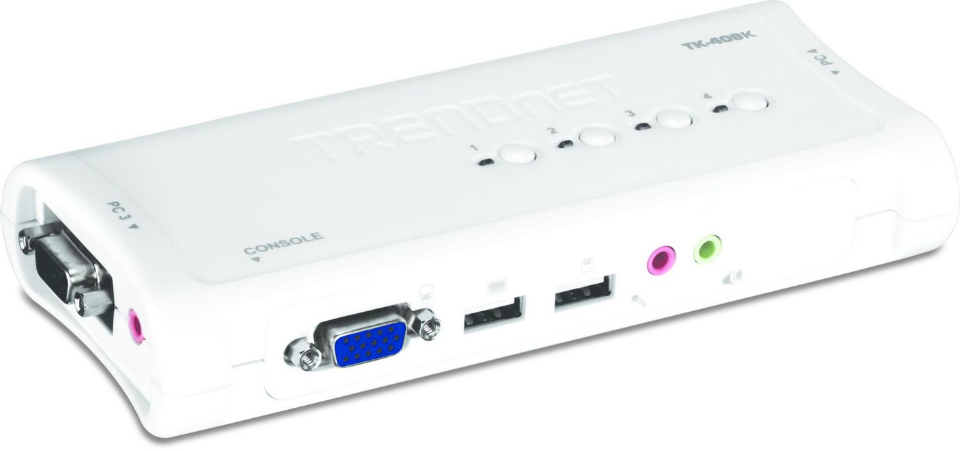 4-Port USB KVM Switch Kit