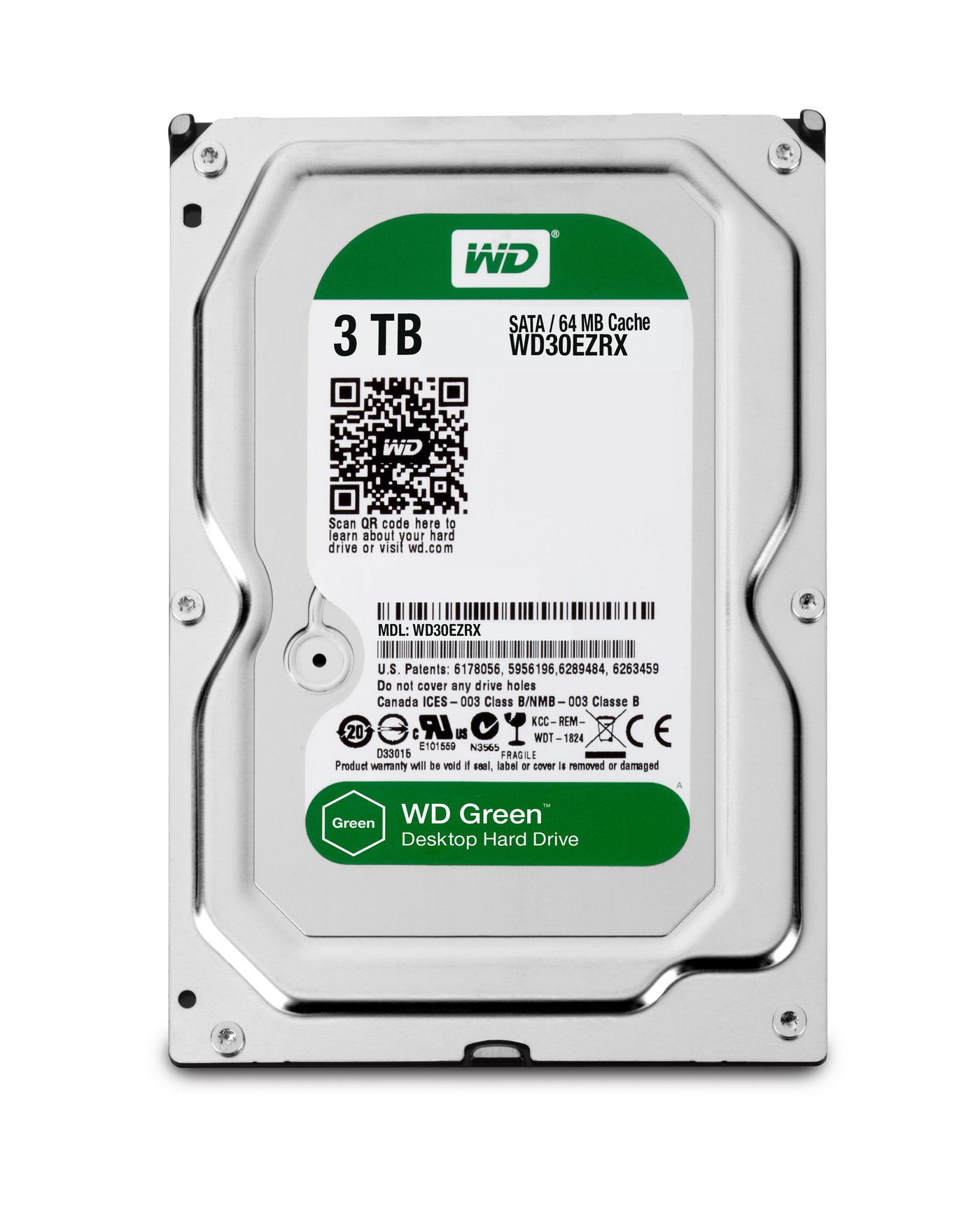 WD Caviar Green 3TB 64MB Cache