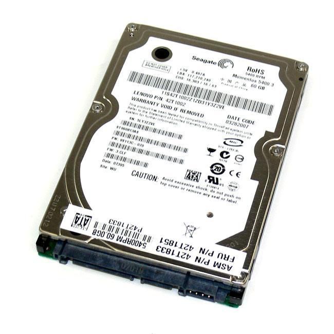60GB 2.5" SATA150 5400RPM HDD