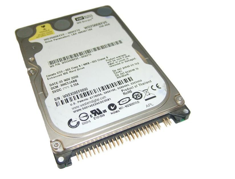 250GB 5400RPM 2.5" ATA/100 HDD