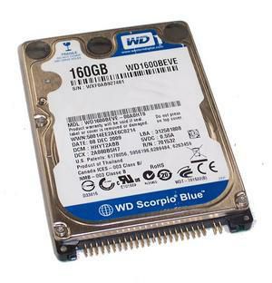 WD Scorpio 160GB 8MB 5400rpm