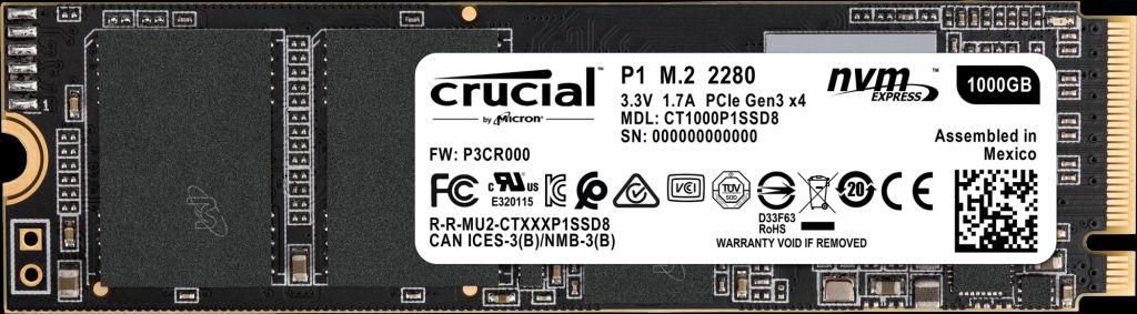 1 TB 3D NAND, SATA, M.2 (2880)