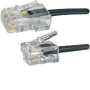 RJ11-RJ45 10M M/M Black
