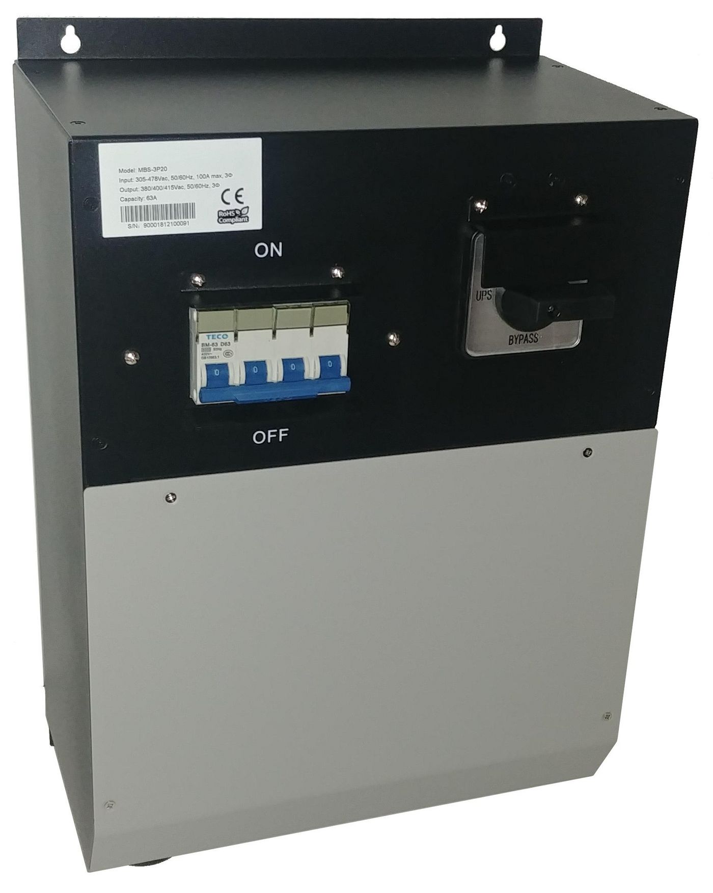 MBS 3P/3P for 10KVA UPS
