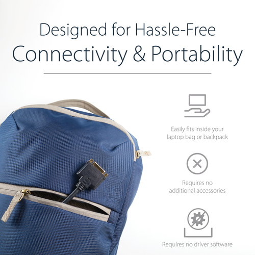 StarTech.com 8in HDMI to DVI-D Video Cable Adapter - HDMI Male to DVI Female