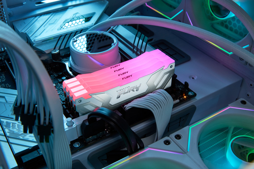 Kingston Technology FURY 48GB 8800MT/s DDR5 CL42 CUDIMM (Kit of 2) Renegade RGB White