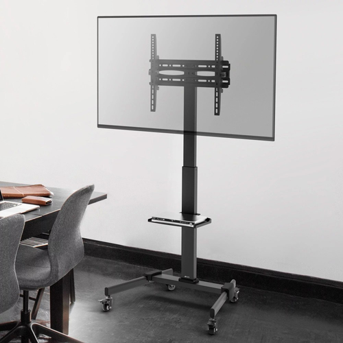 Techly ICA-TR21L multimedia cart/stand Black Flat panel