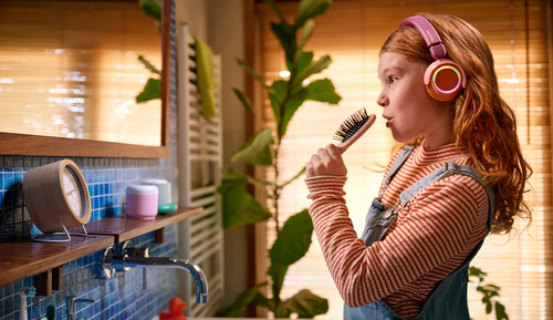 Philips 4000 series TAK4200MP/00 headphones/headset Wireless Head-band Calls/Music Bluetooth Orange, Purple, Rose