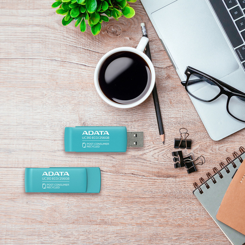 ADATA UC310 ECO USB flash drive 256 GB USB Type-A 3.2 Gen 1 (3.1 Gen 1) Green