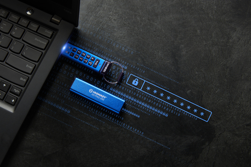 Kingston Technology IronKey 128GB Keypad 200, FIPS 140-3 Lvl 3 AES-256 Hardware Encrypted