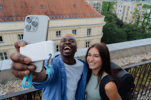 Verbatim Pocket SSD USB 3.2 Gen 2 2TB White/Light Blue incl. two rubber sleeves