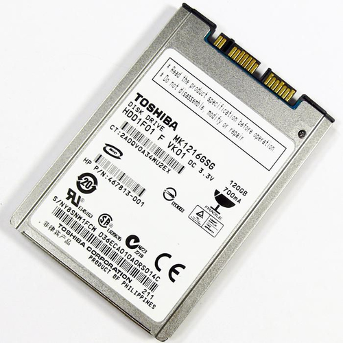 1,8" 120GB microSATA 5400RPM