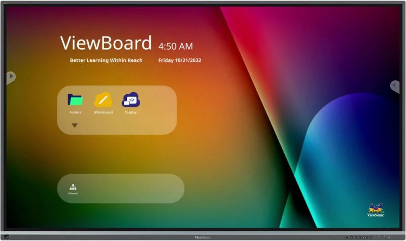 ViewBoard 50serie touchscreen - 75inch - UHD - Android 11.0 - IR 400 nits - 2x15W + sub 16W - USB-C - 8/64GB